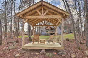 Creek-View Getaway with Deck, Yard and Fire Pit!